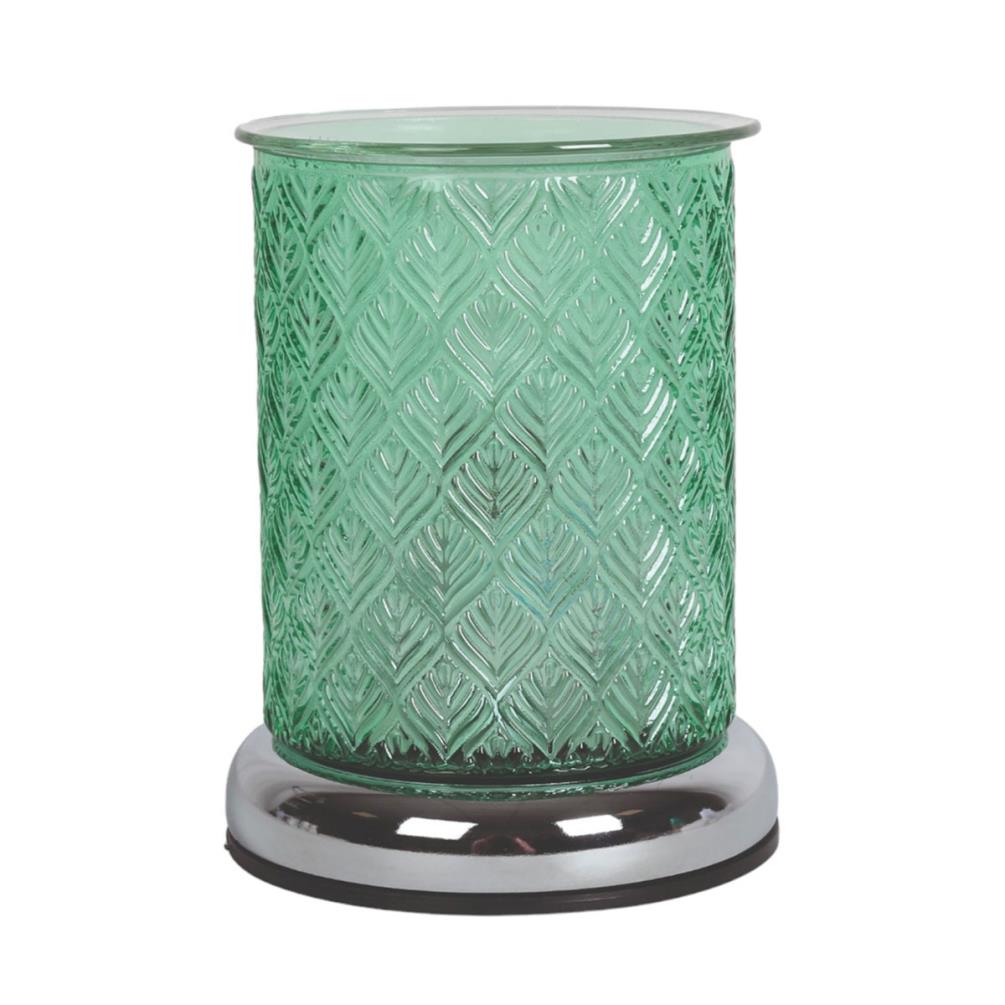 Aroma Light Green Leaf Touch Electric Wax Melt Warmer £21.59